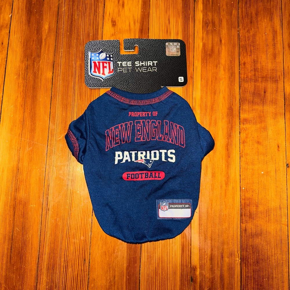 NFL New England Patriots Pet T-Shirt